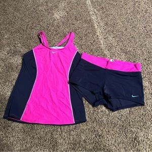 Nike women’s tankini swim suit size medium